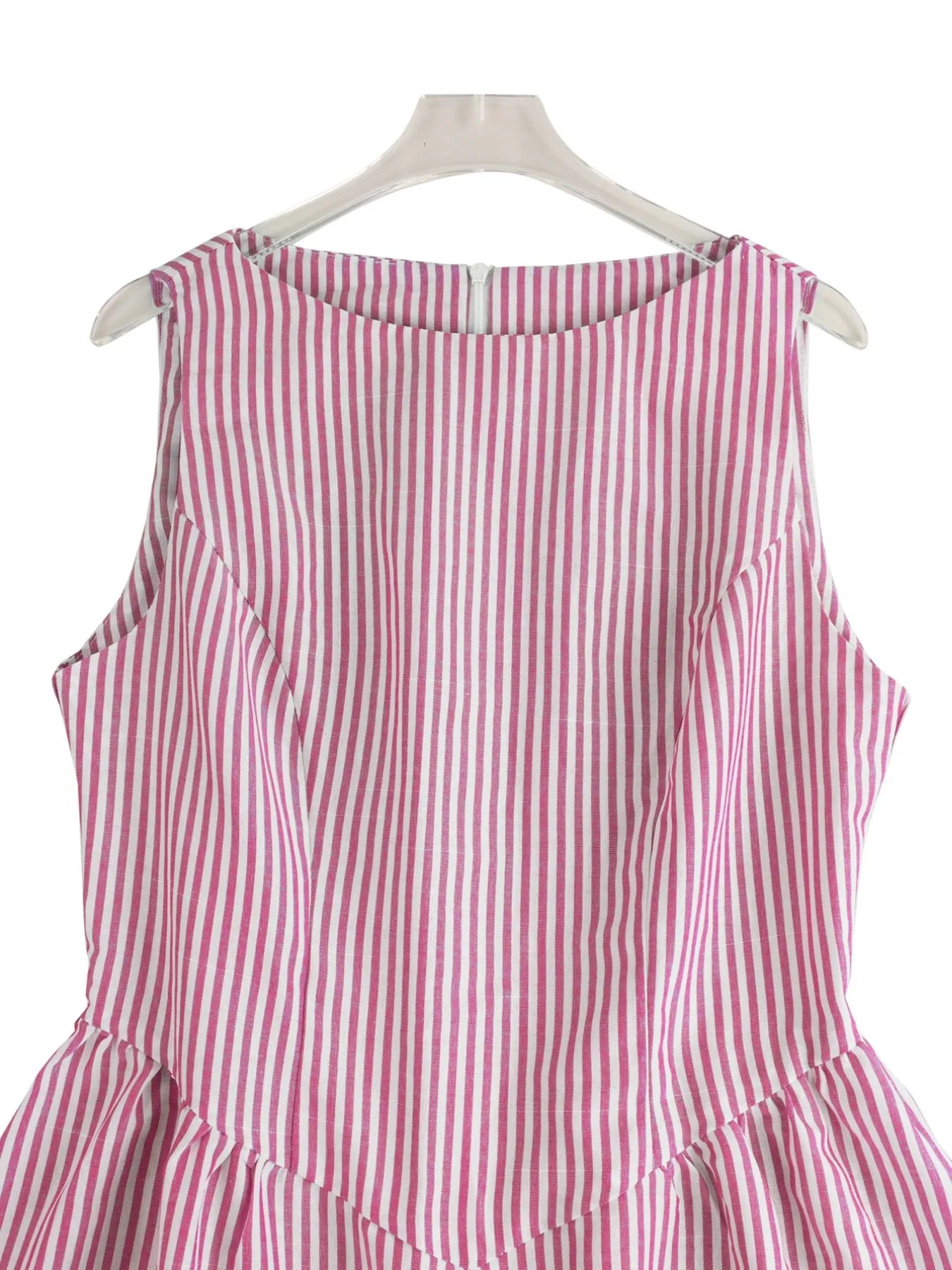 Sleeveless Striped Midi Dress