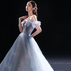 Sky Blue Wedding Dress