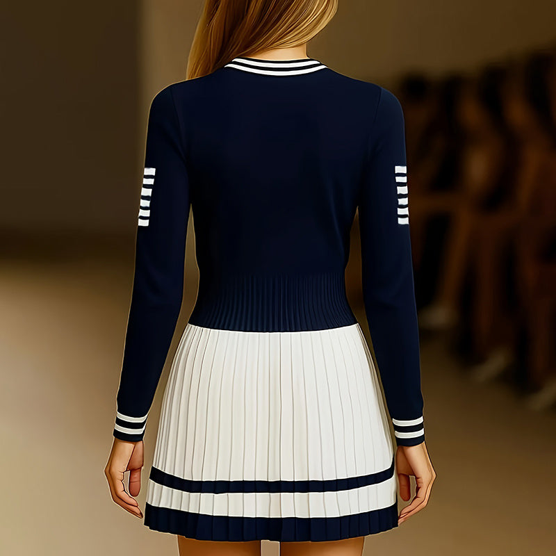 Ribbed Knit Sweater Dress â€?Long Sleeve Mini