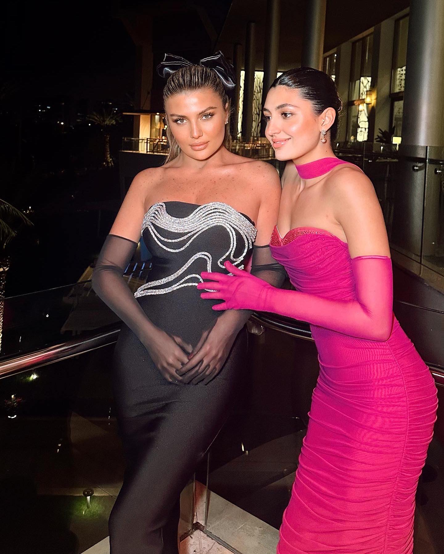 CLERNA STRAPLESS BANDAGE DRESS