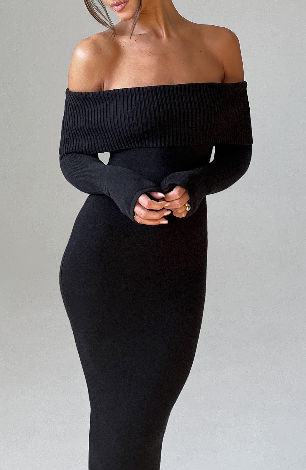 Chic Haven Knit Maxi Dress