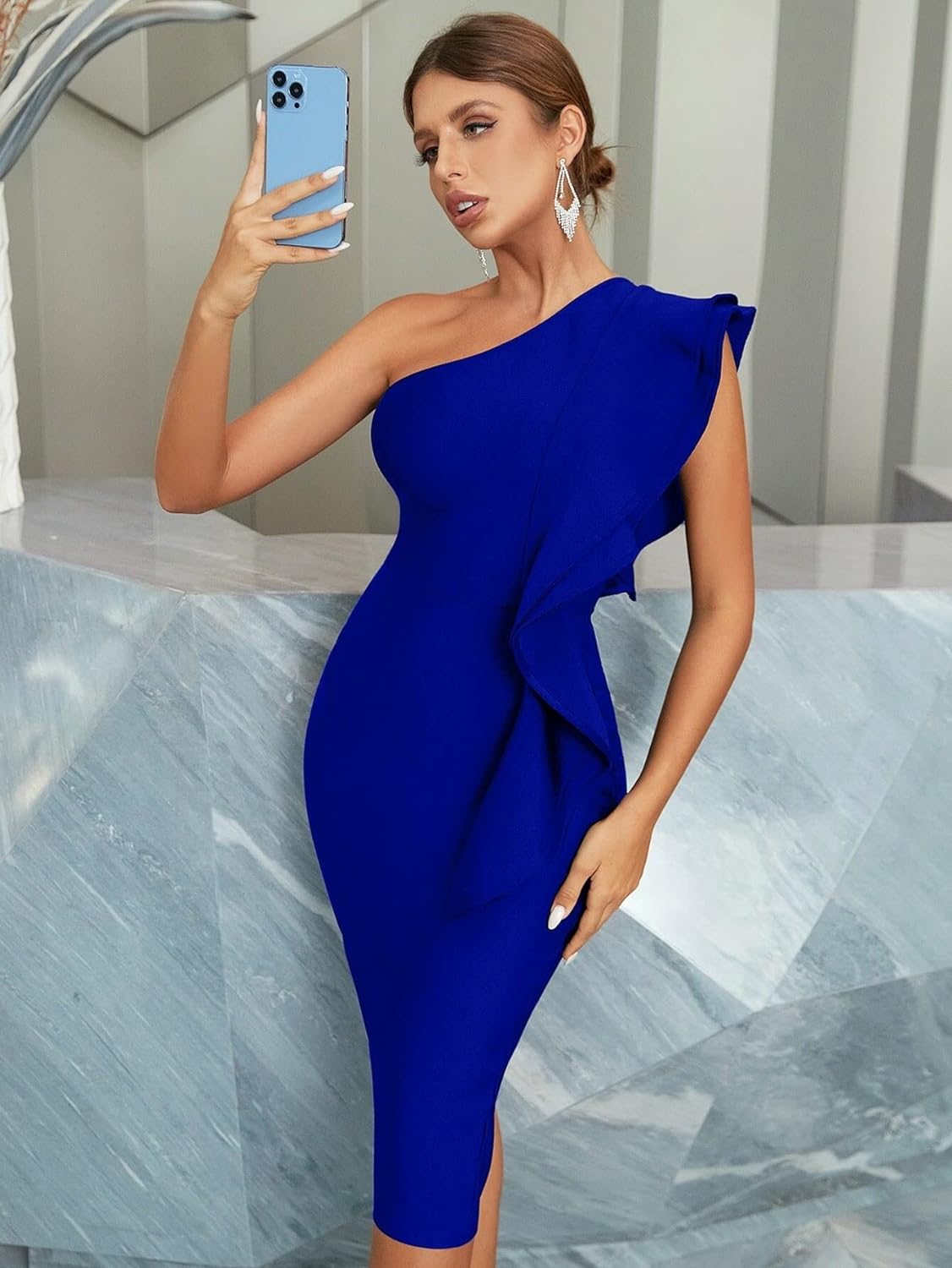 Auria Knitted Bandage Dress