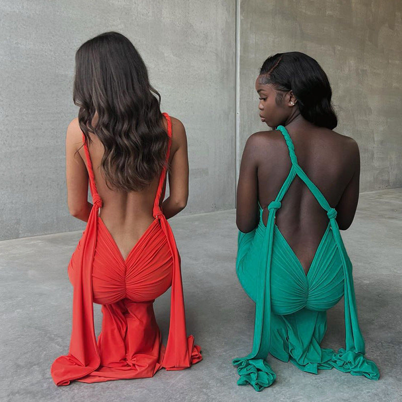 Selika Backless Multi-Way Gown Dress