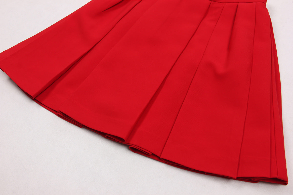 Elegant And Sexy Sleeveless Short Vest Corset Skirt