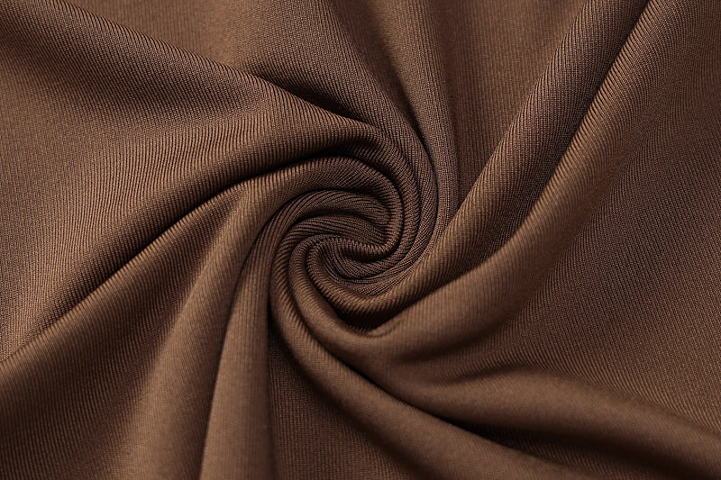 Black & Coffee Hollow Maxi Dress