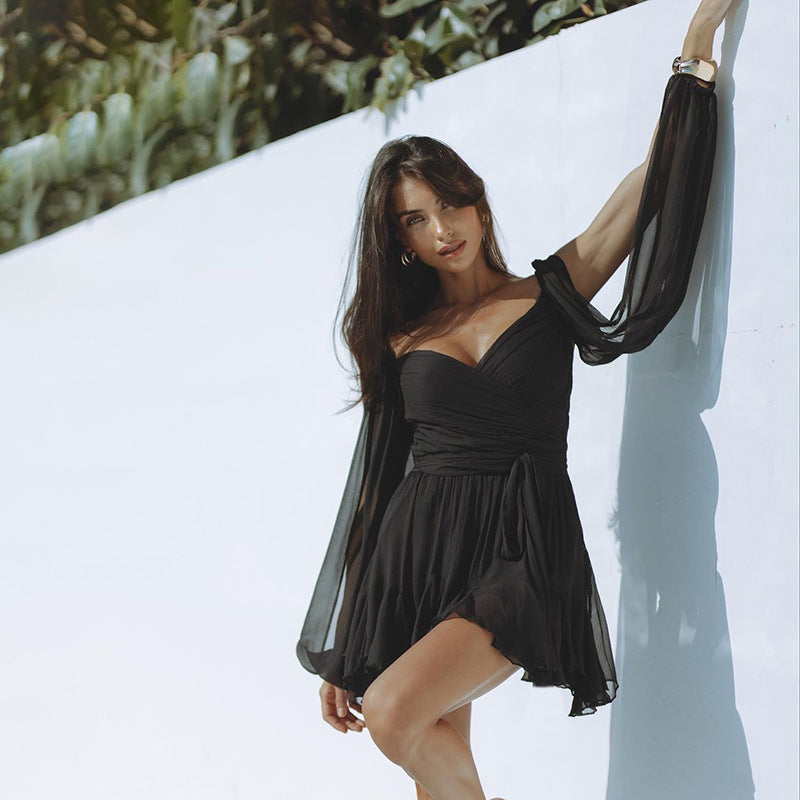 Allure Ruffle Mini Dress