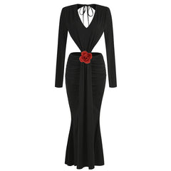 Alyia Backless Gown Dress