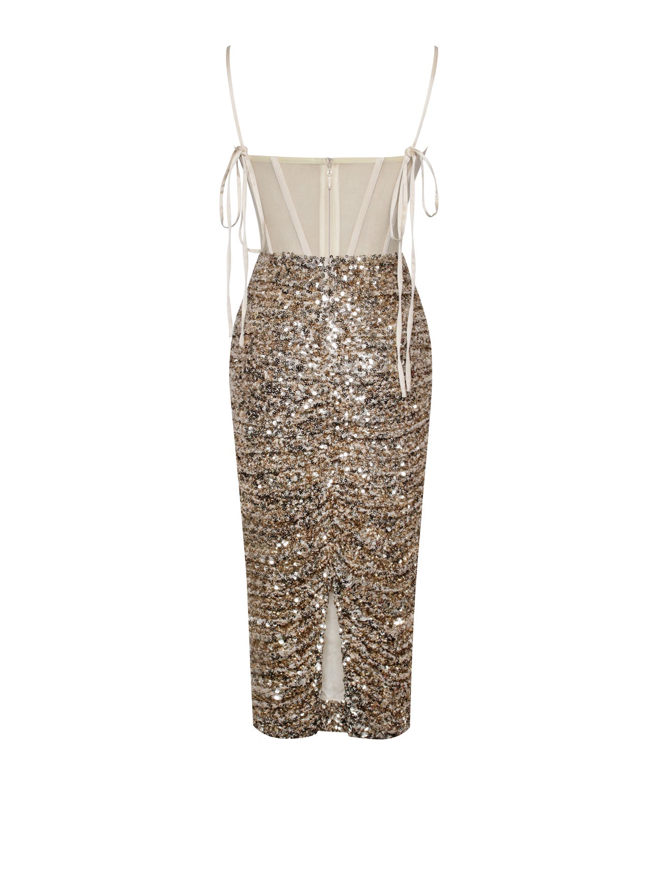 Charming Sequin Corset Elegant Dress