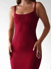 Backless Sleeveless Bodycon Maxi Dress