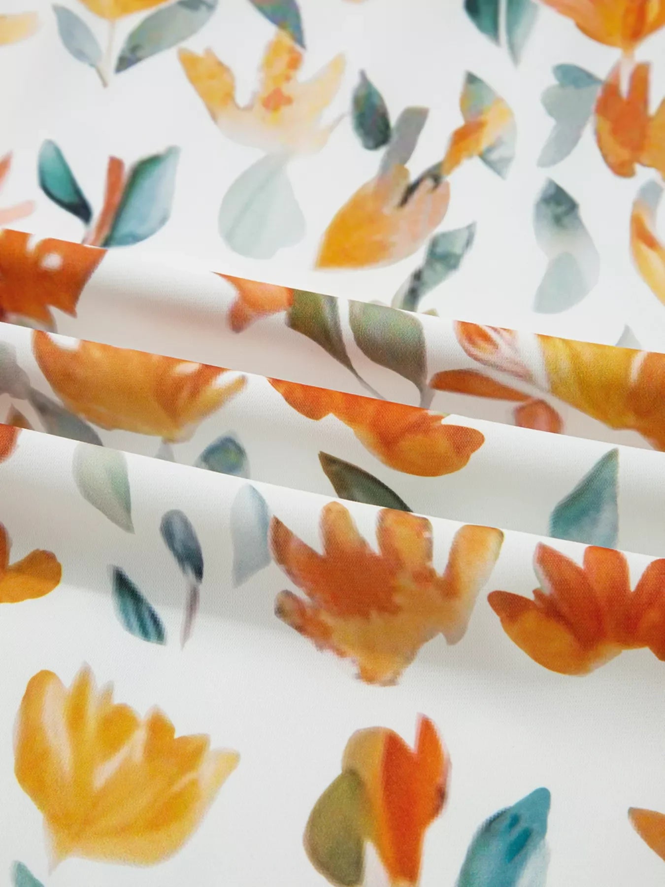 Floral Print Tie Neck Frilled Detail Long Sleeve Mini Dress