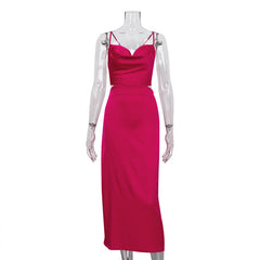 Chic Satin Wedding Dress