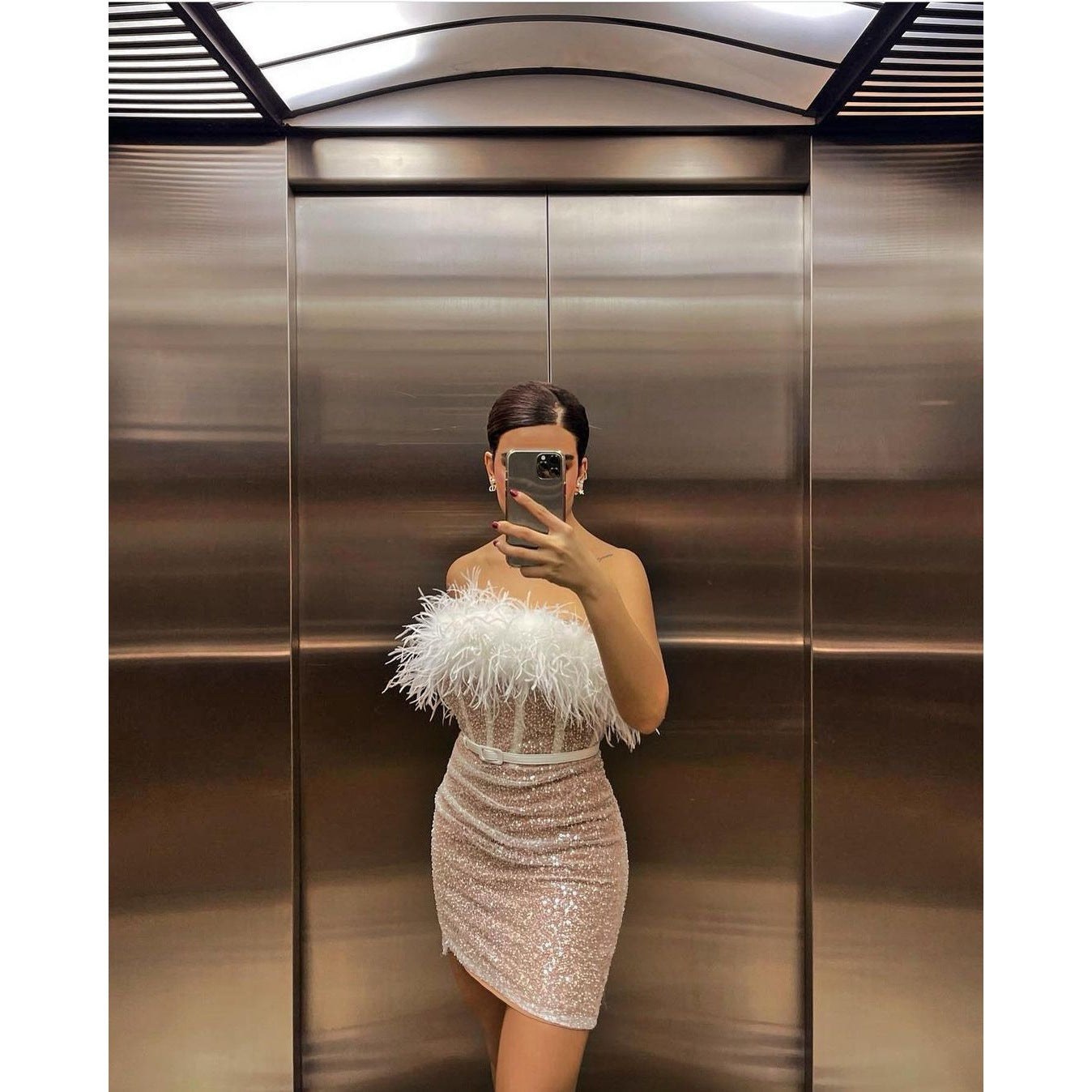 Marla Corset Strapless Elegant Dress