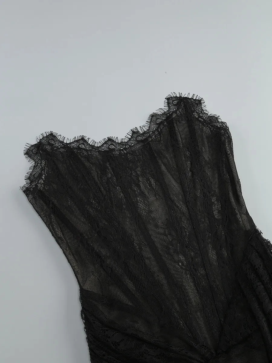 CHIC STRAPLESS CORSET MINI DRESS