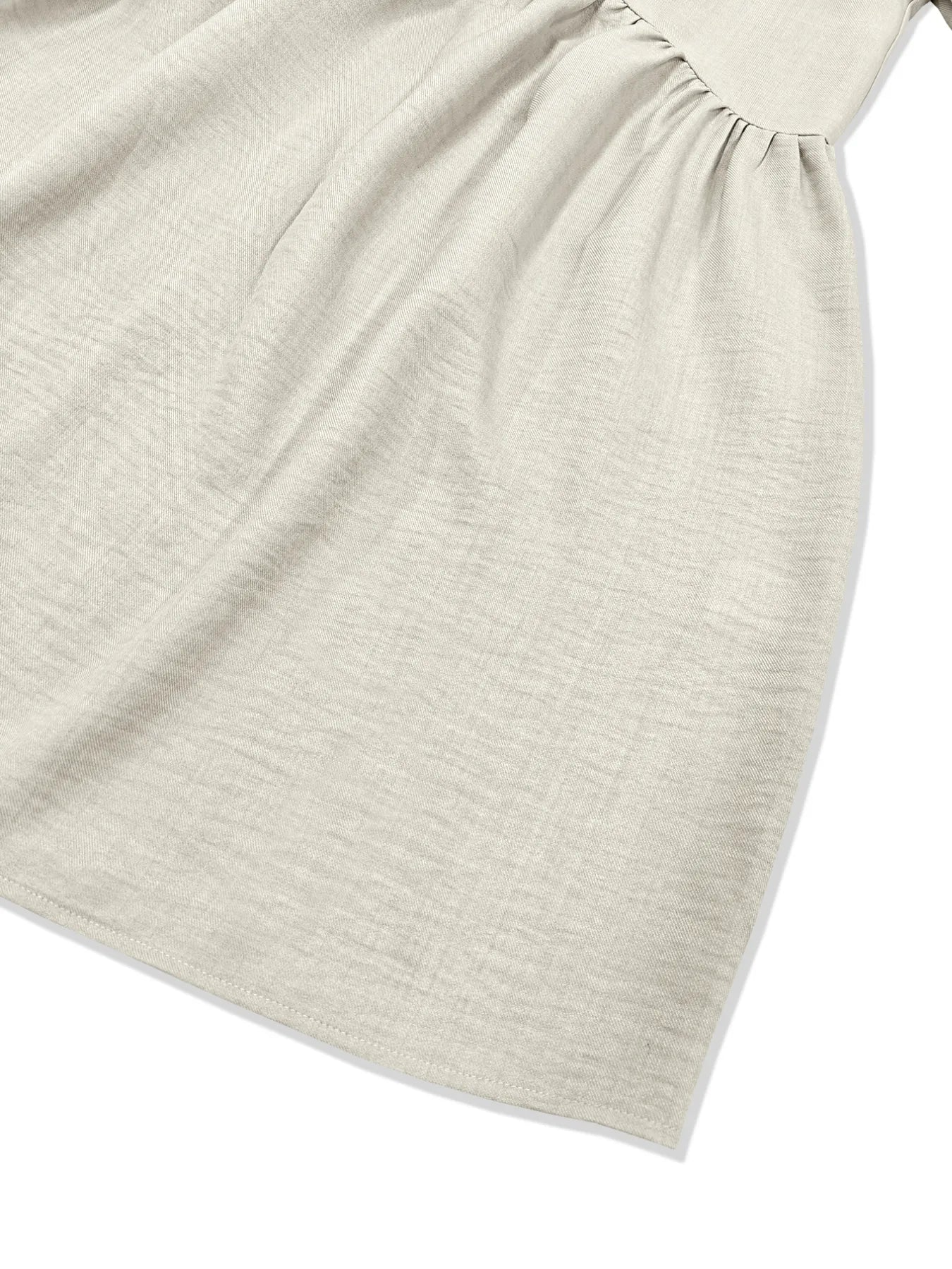 Puff Sleeve Babydoll Mini Dress