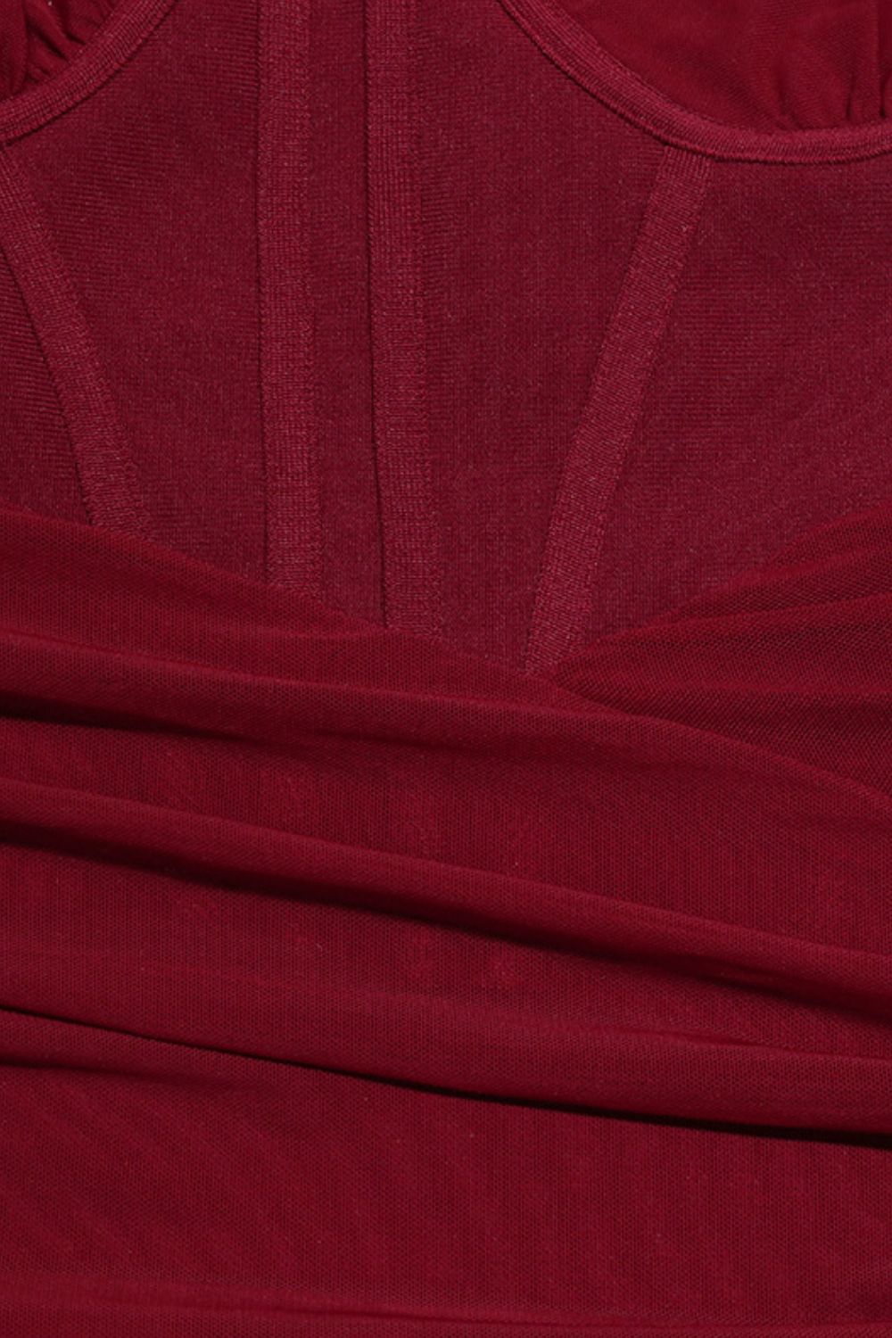 Lemily Cutout One-Shoulder Midi Bandage Dress-Browny