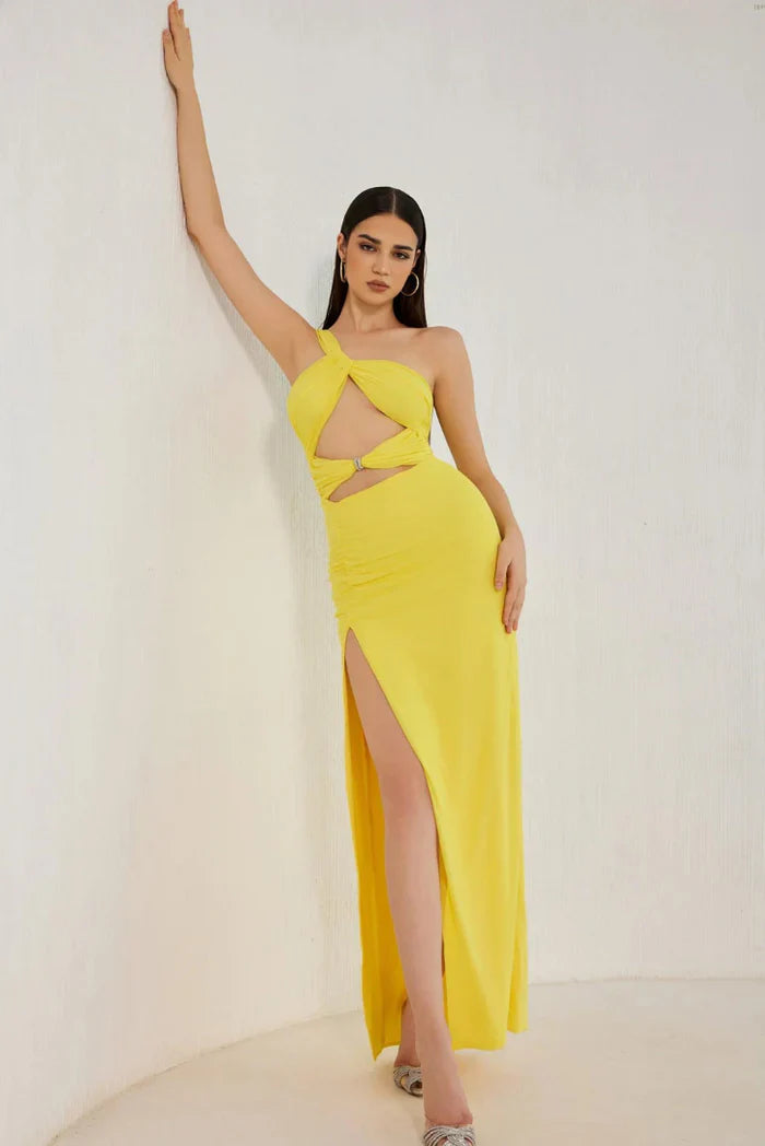 CHIC ELEGANT CUTOUT OCCASIONAL DRESS