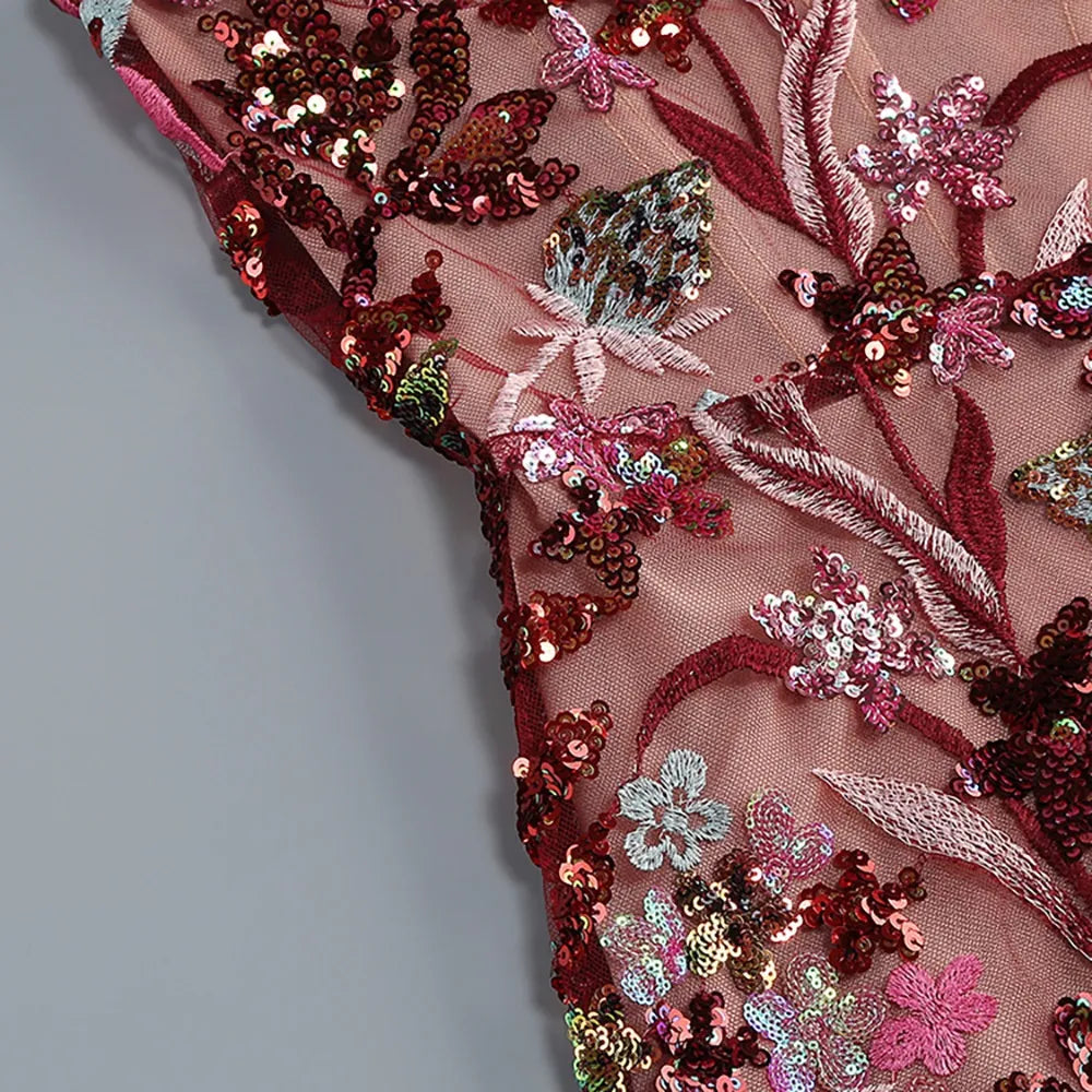 CHIC ELEGANT BACKLESS MAXI DRESS