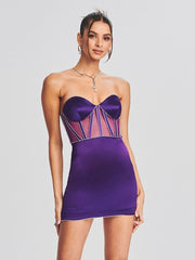 Mesh Corset Mini Dress