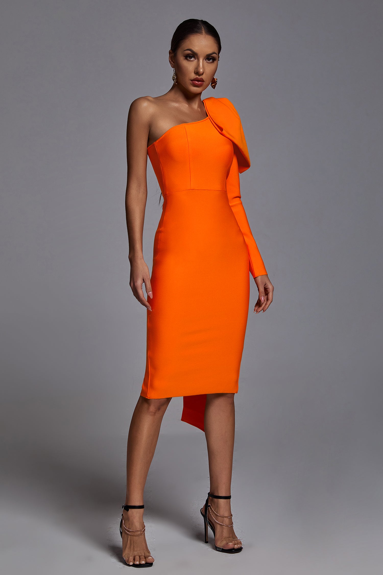 Ayla  One-Shoulder Bandage Dress