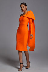 Ayla  One-Shoulder Bandage Dress