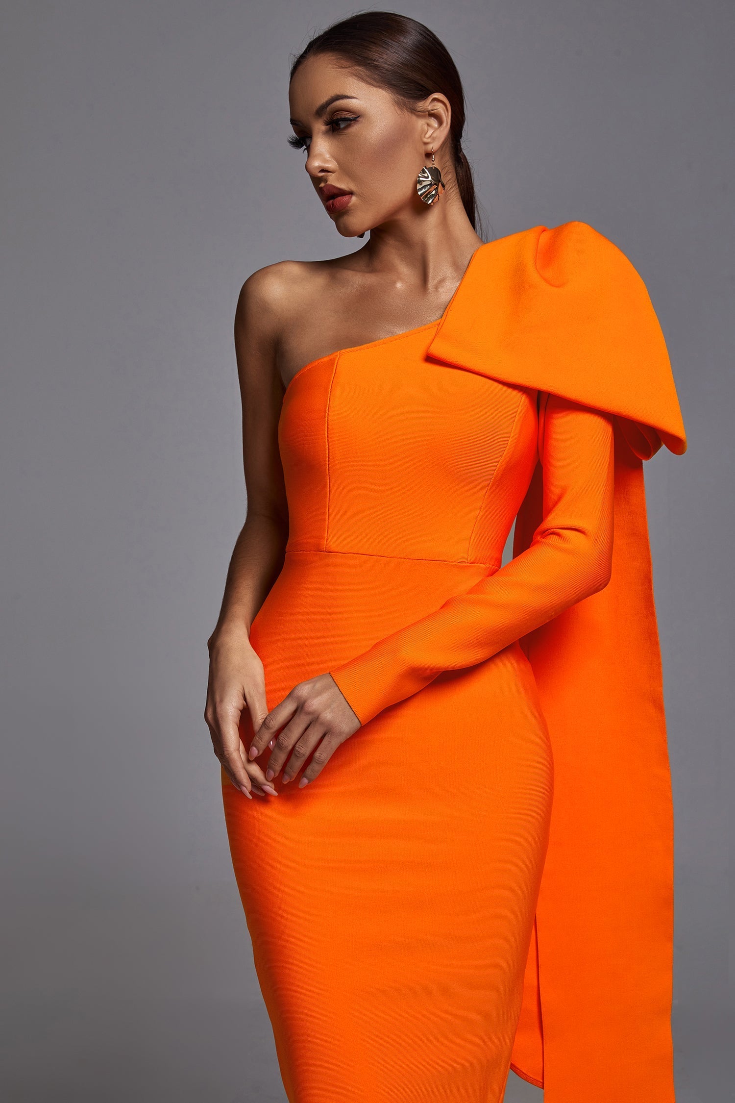 Ayla  One-Shoulder Bandage Dress