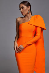Ayla  One-Shoulder Bandage Dress