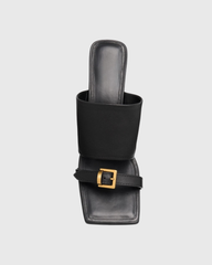Adele Buckle Sandals In Black