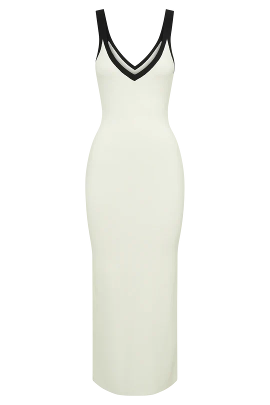 Vacy Knitted Split Dress