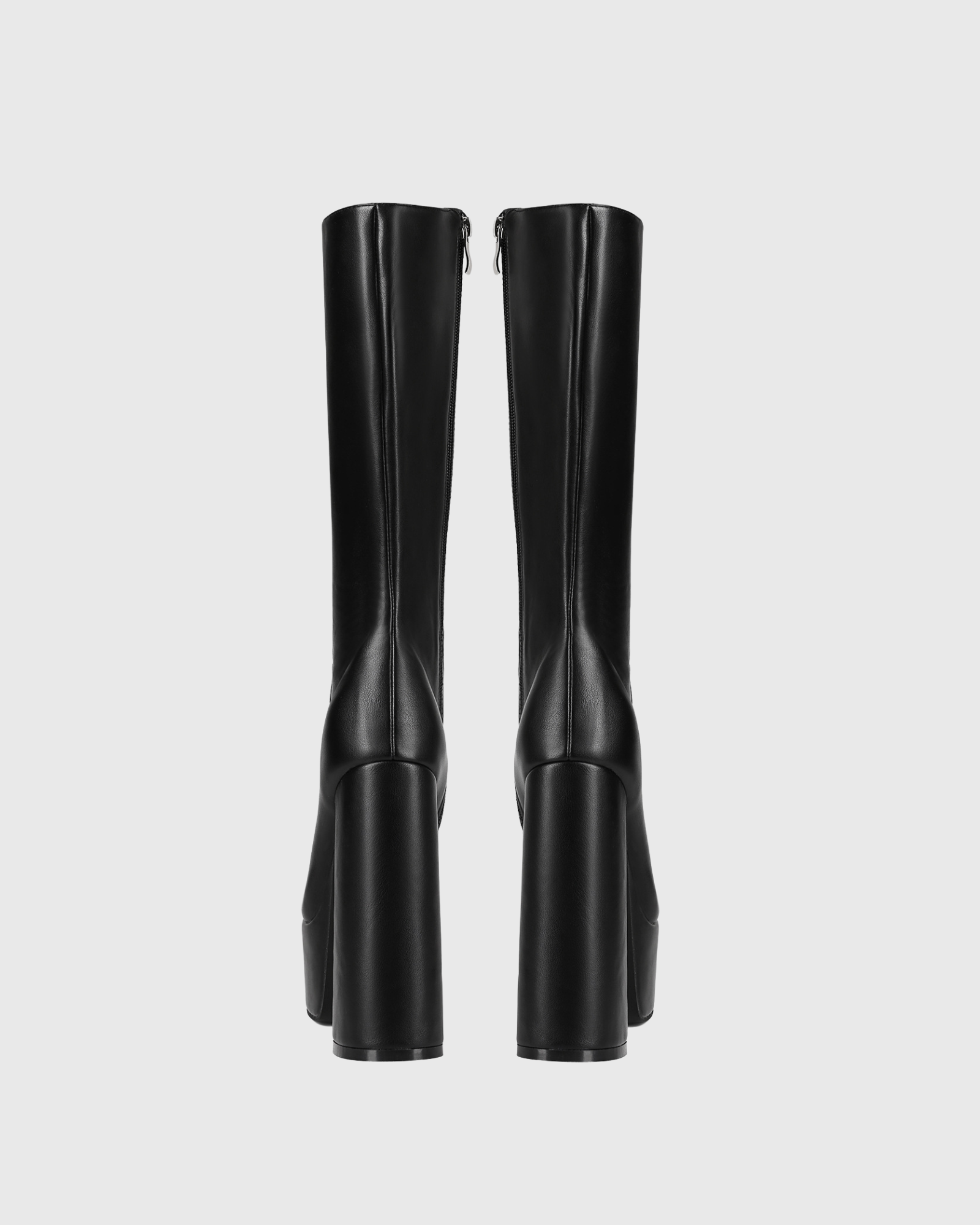 Barbara Cutout Buckle Platform Knee Hight Boots