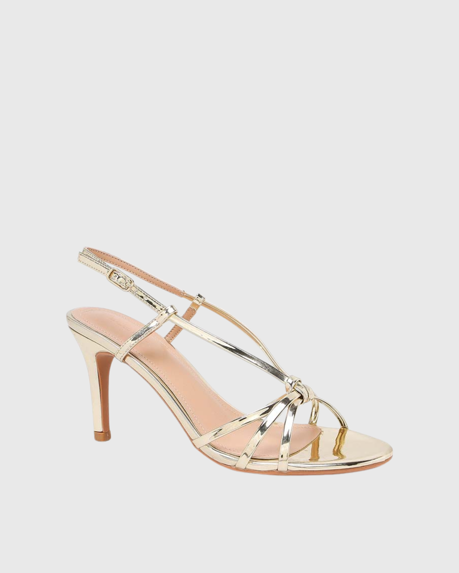 Bernice Strap Sandals In Gold