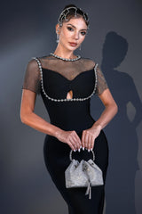 Charming Diamond Bandage Party Dress
