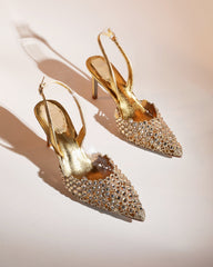 Carolina Rhinestone Slingback Pumps