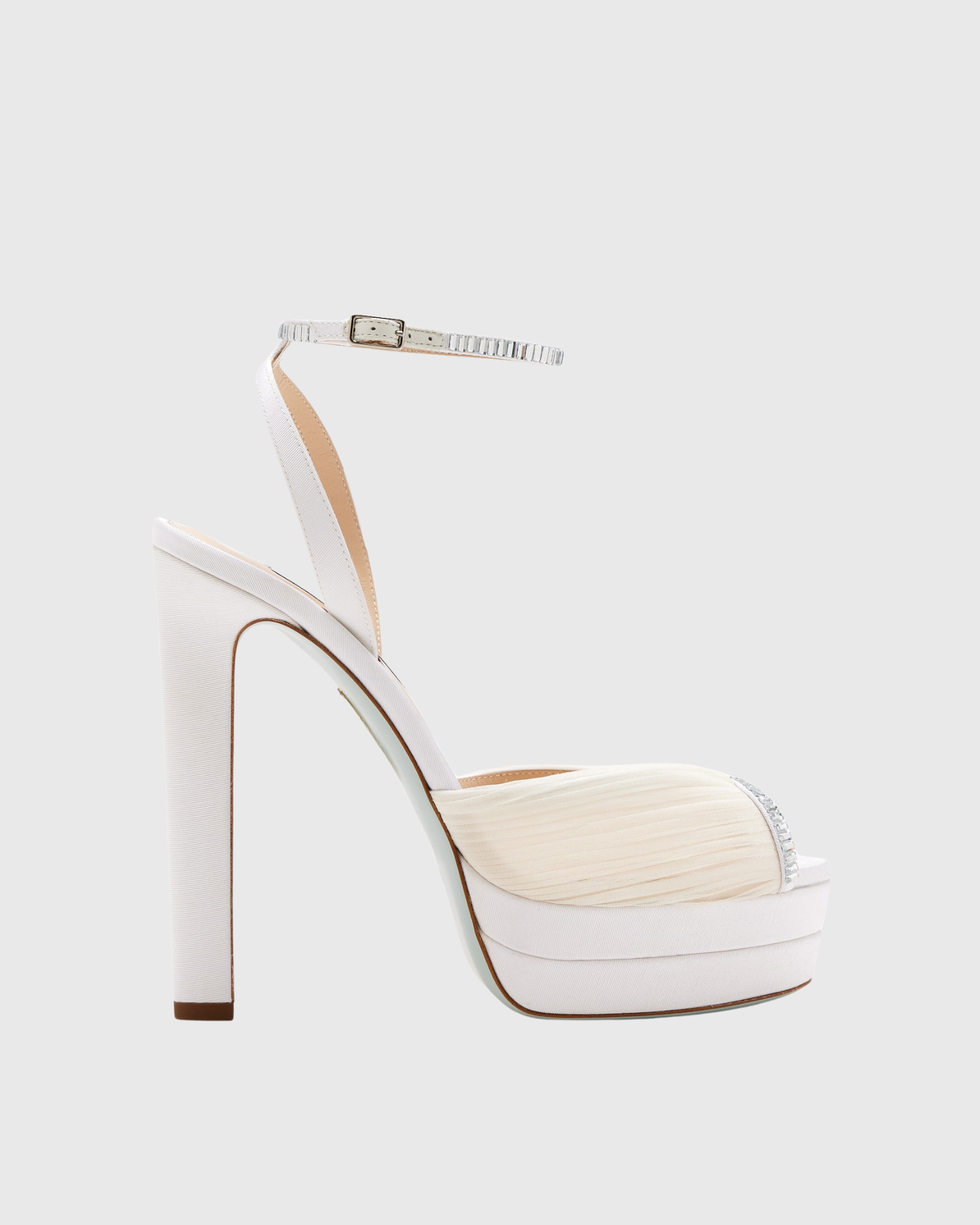 Cary Mesh Peep Toe Platform Sandals