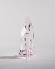 Cinderella's Pink Crystal Heels Ornament