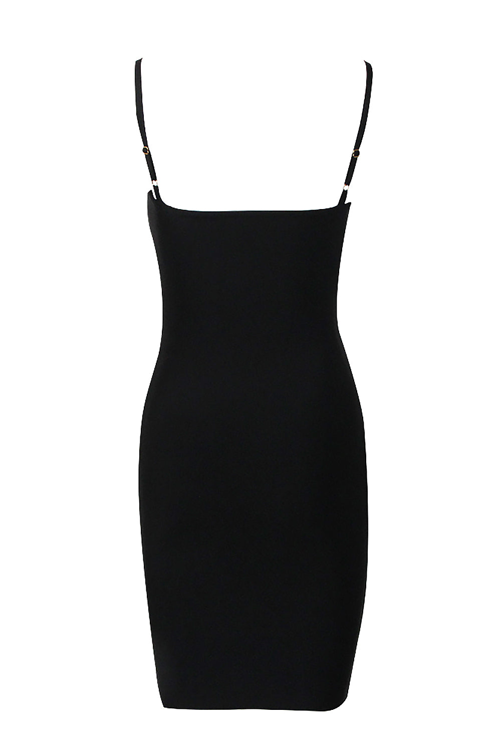 Crystal-Embellished Cutout Mini Bandage Dress