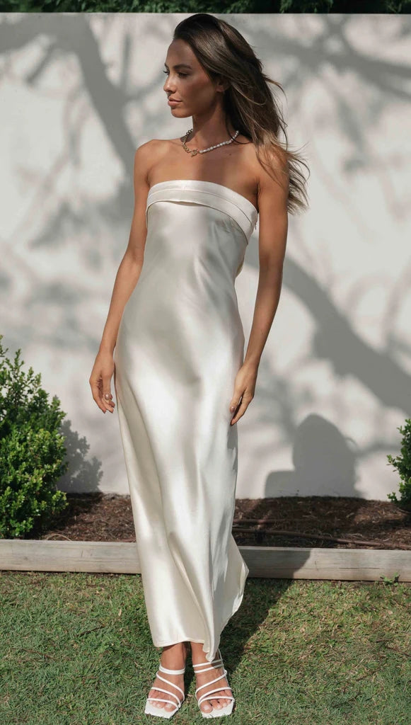 Becca Elastic Knit Maxi Dress