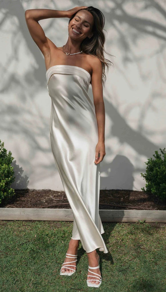 Becca Elastic Knit Maxi Dress