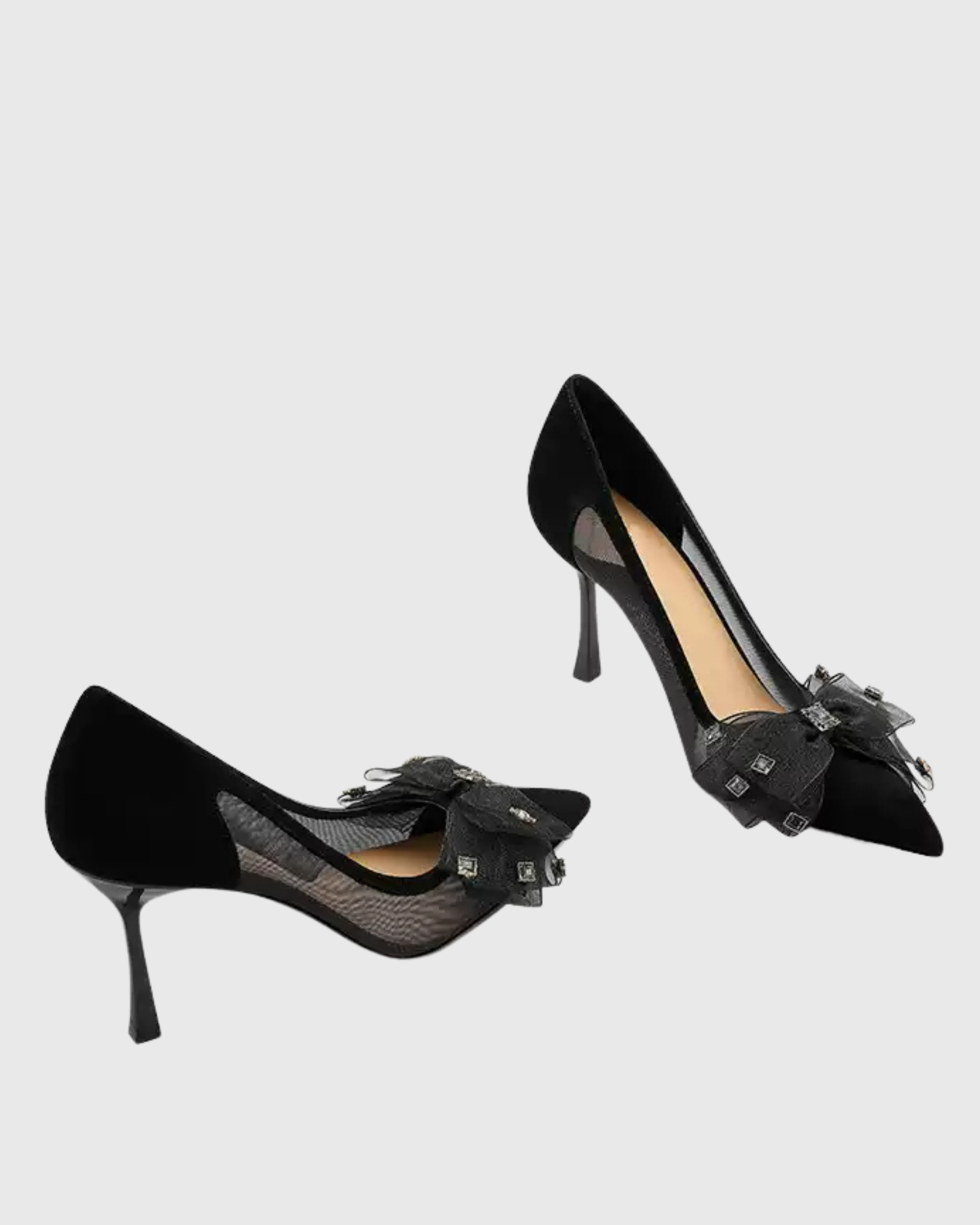 Dakila Bow Mesh Pumps