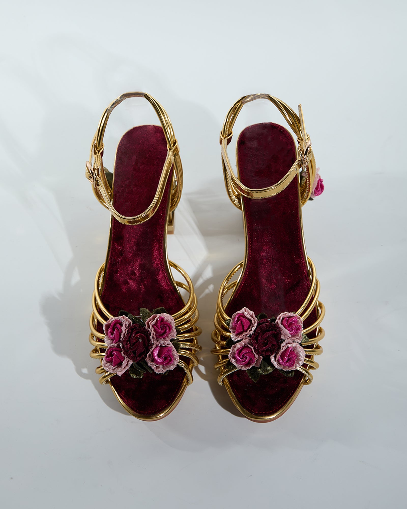 Ea Rose Cage Heels