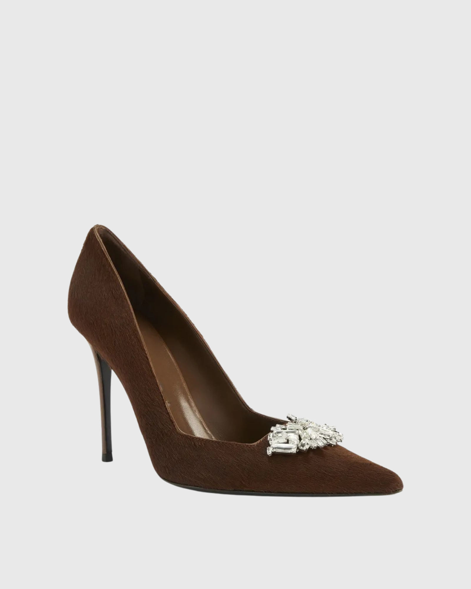 Eben Faux Suede Pumps In Brown