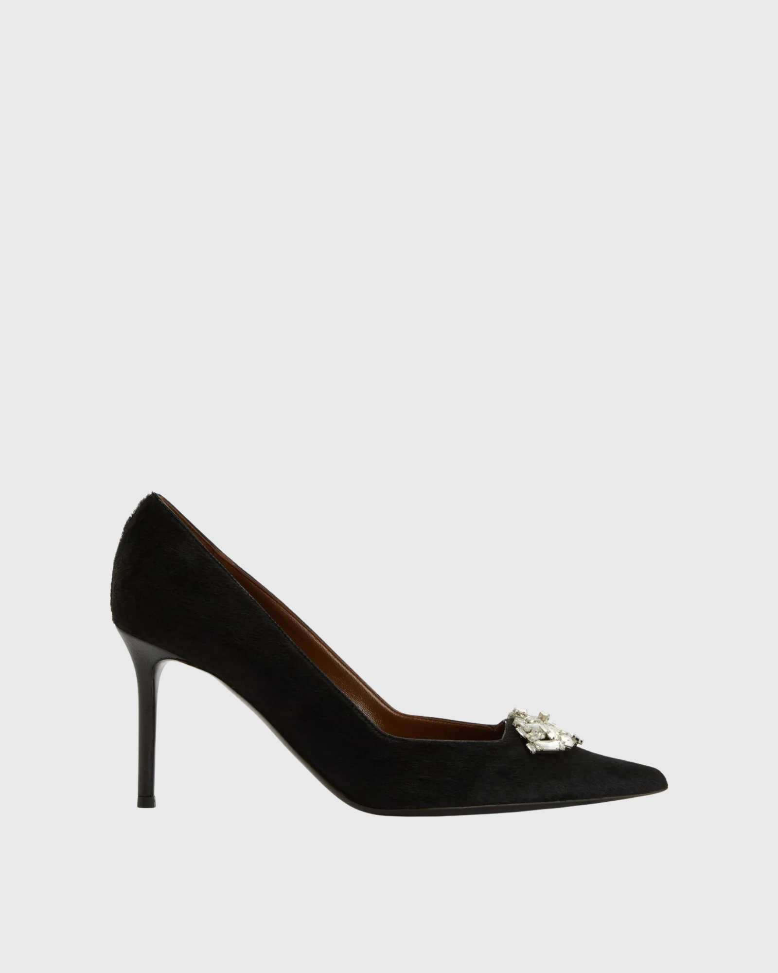 Eben Faux Suede Pumps In Black