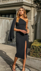 Meiga One-shoulder Cocktail Mini dress