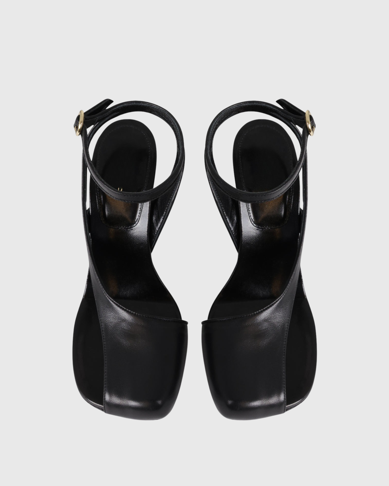 Fina Split Toe Heterotypic Heel Sandals In Black