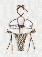 Grid Bikini Set