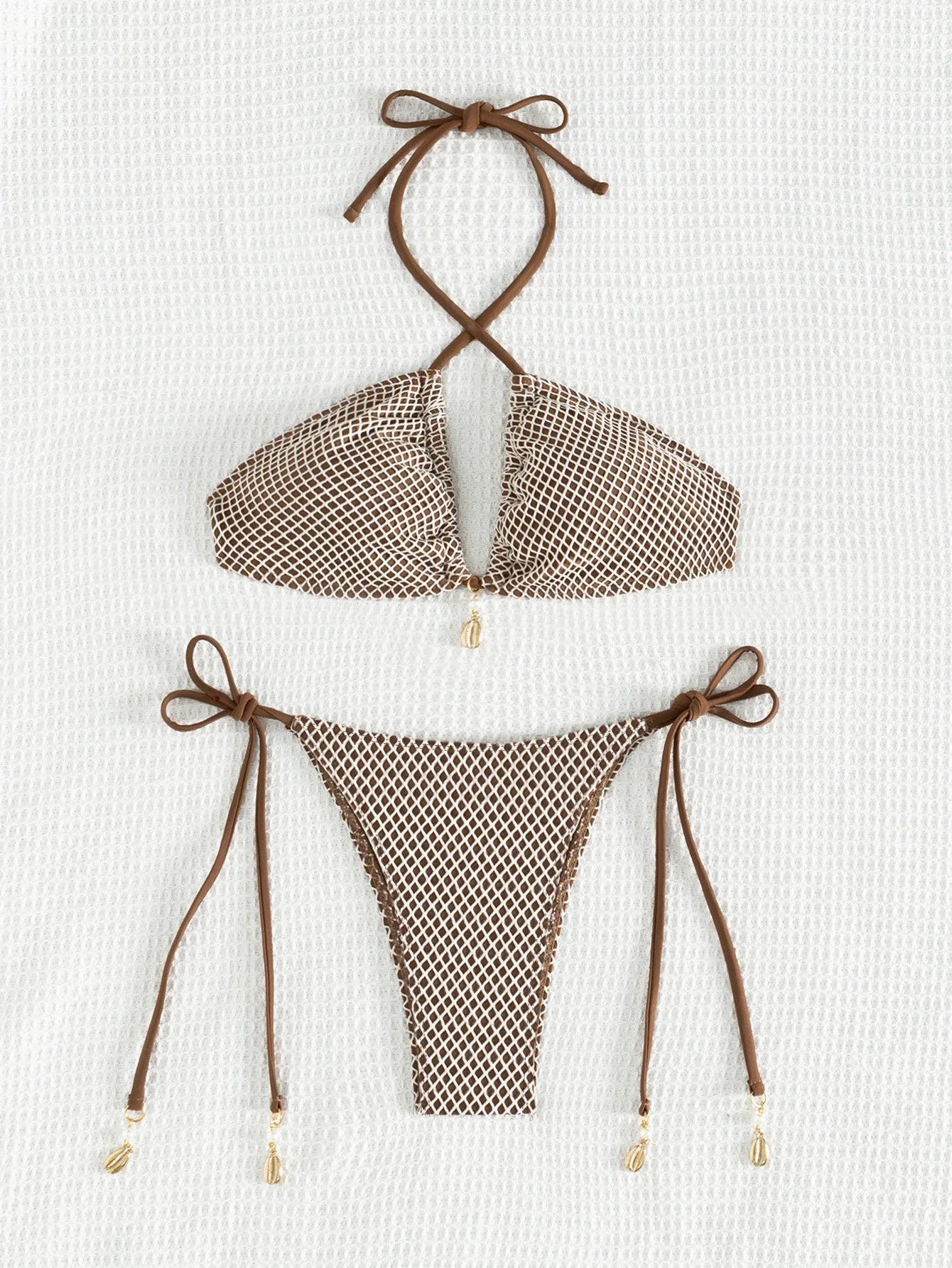 Grid Bikini Set