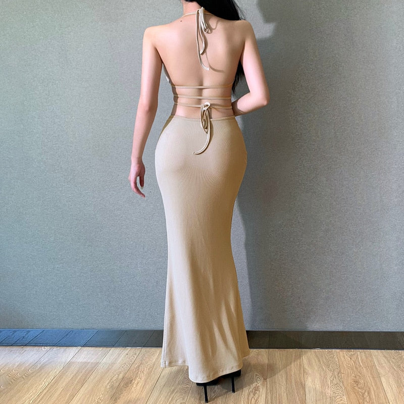 Arella Cutout Maxi Sum Dress