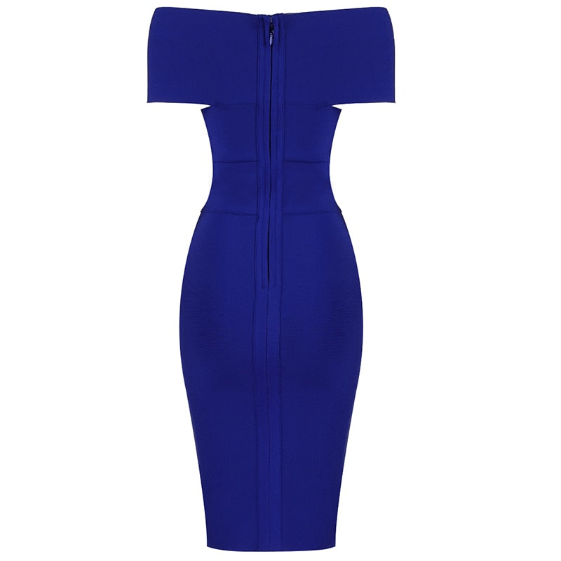 Meiga Off Shoulder Bandage Dress