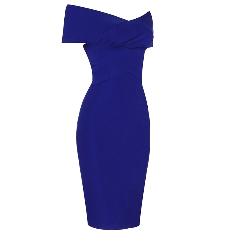Meiga Off Shoulder Bandage Dress