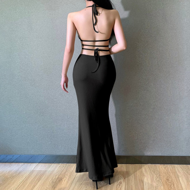 Arella Cutout Maxi Sum Dress