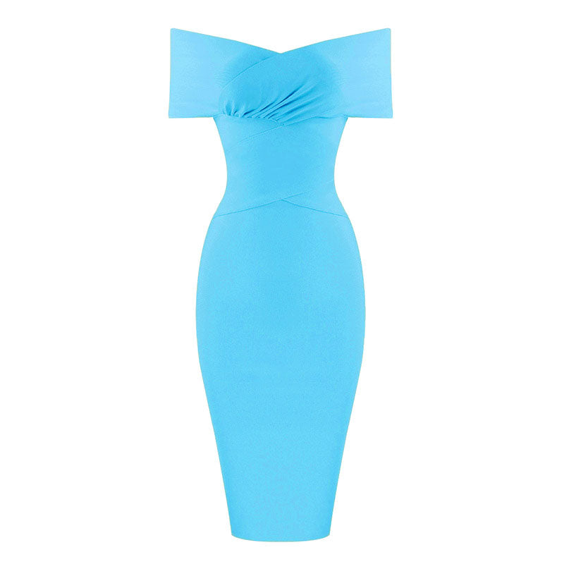 Meiga Off Shoulder Bandage Dress